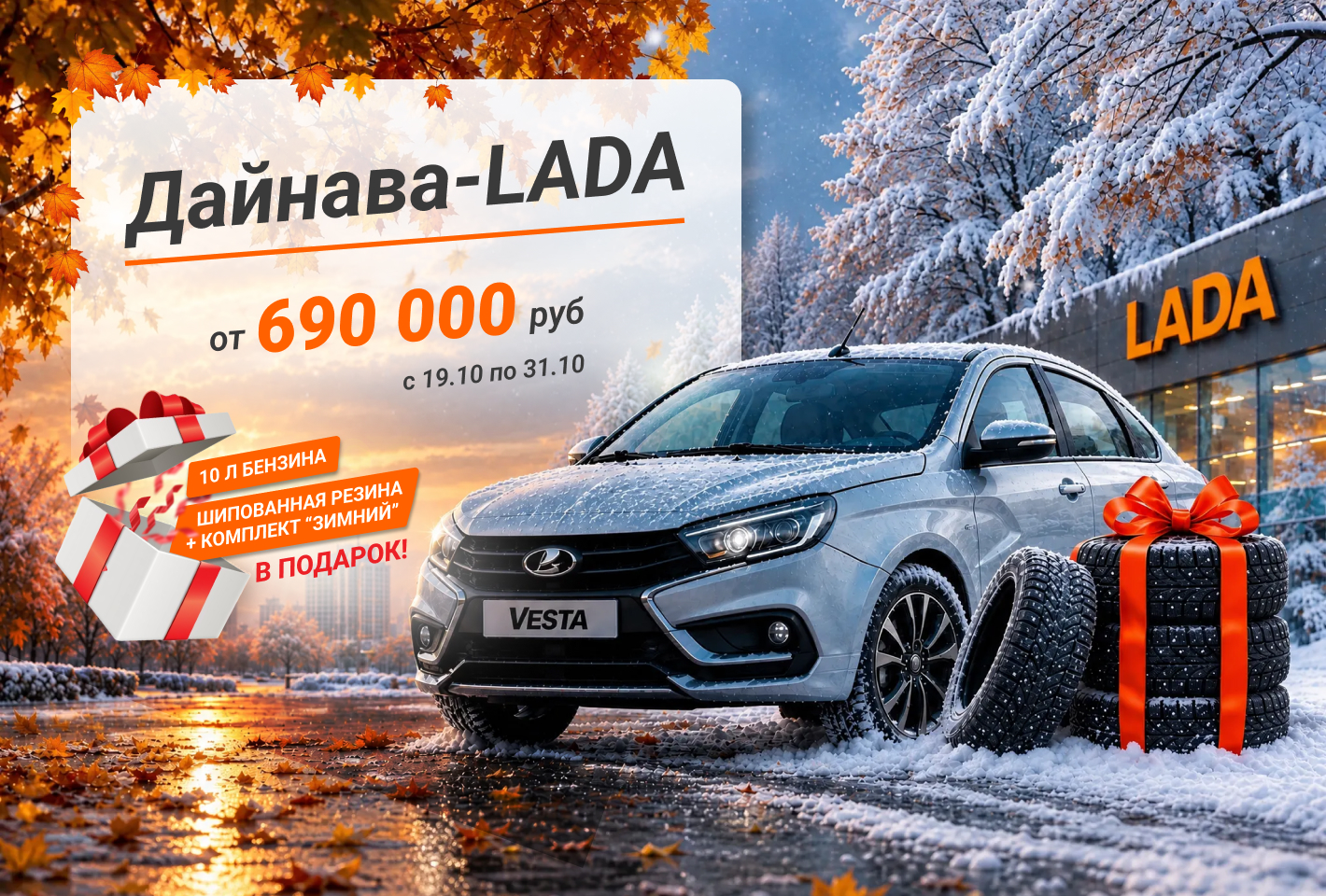 LADA покупаете — зиму получаете в подарок!